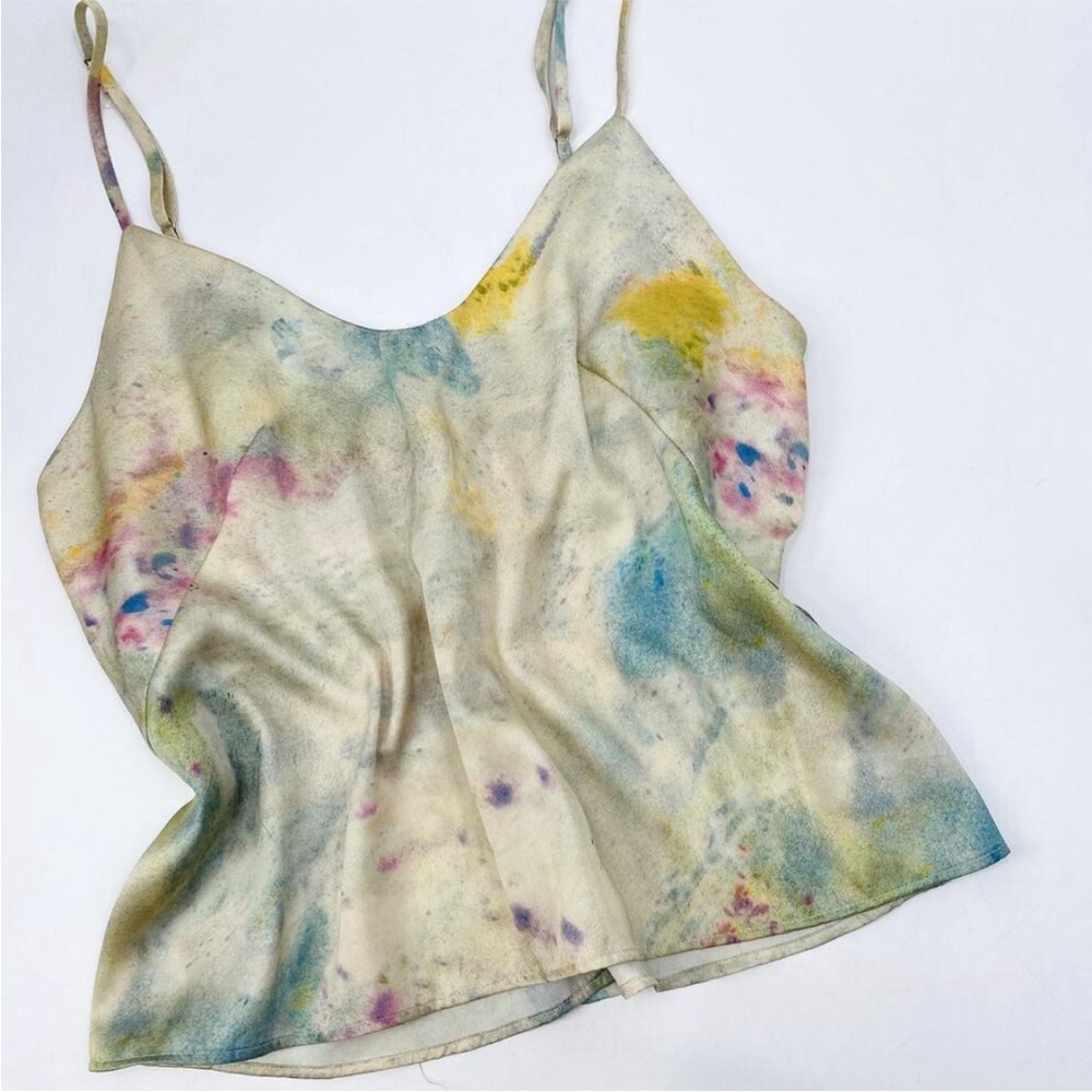 Free People Multicolor Tie-Dye Paint Splatter Camisole - Picture 6 of 9